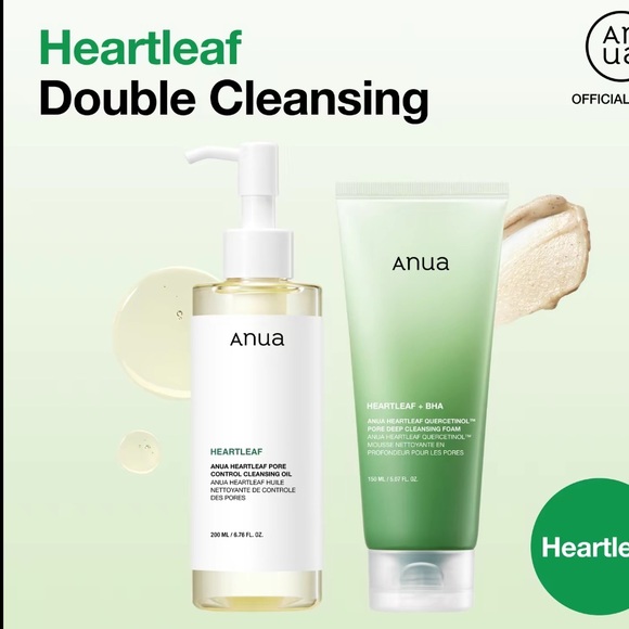 Anua Heartleaf Pore Control Cleansing Oil - White and Green